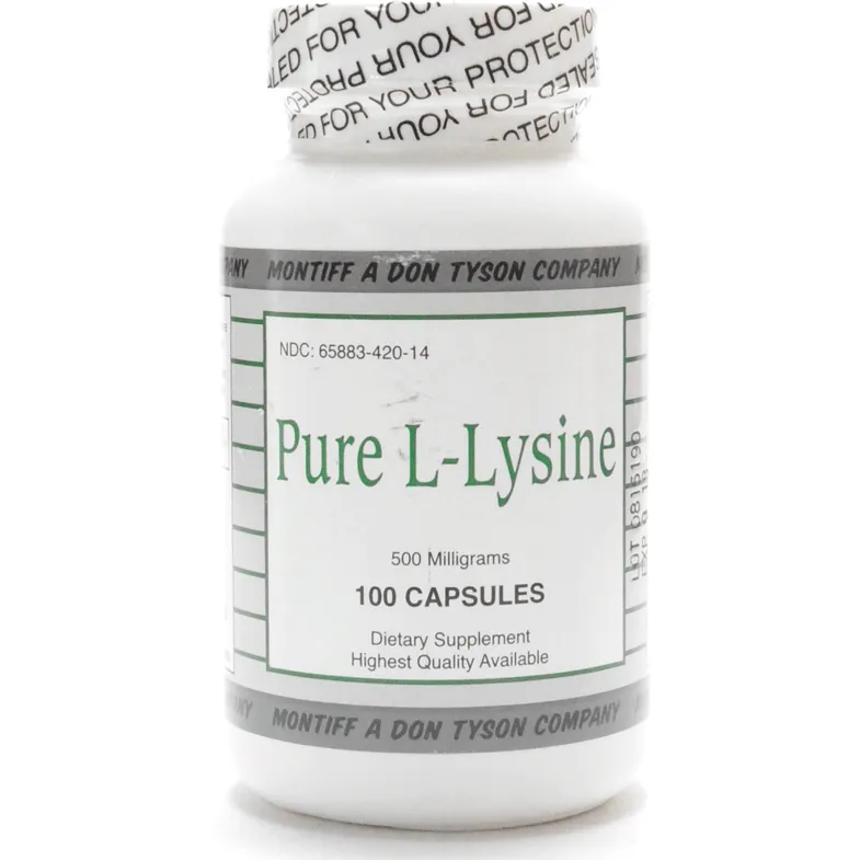 Pure L-Lysine 500 mg by Montiff