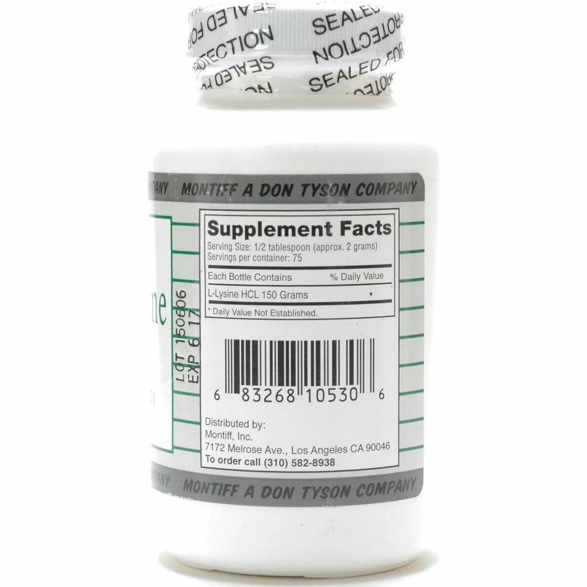 Pure L-Lysine (powder) 150 gms by Montiff