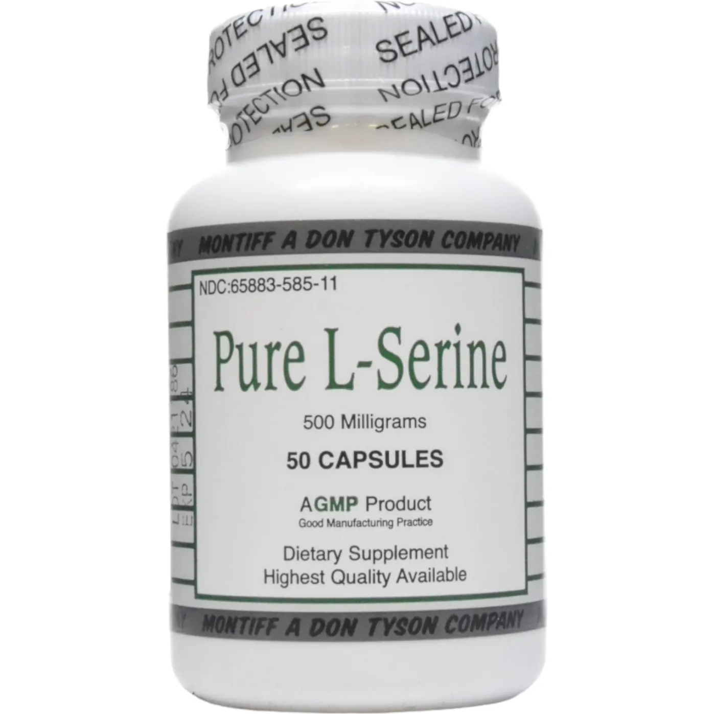 Pure L-Serine 500 mg 50 caps by Montiff