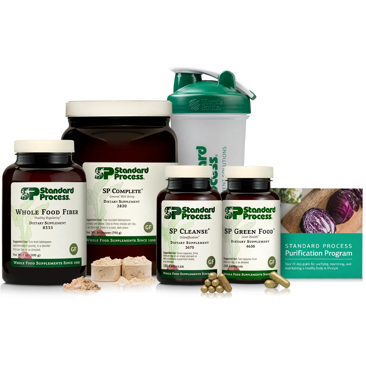 Purification Product Kit with SP Complete and Whole Food Fiber. 1 Kit With SP Complete and Whole Food Fiber