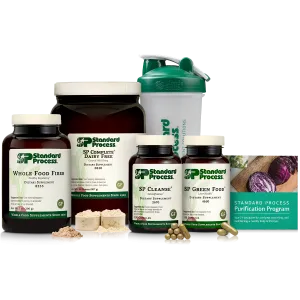 Purification Product Kit with SP Complete Dairy Free and Whole Food Fiber. SP Complete Dairy Free and Whole Food Fiber