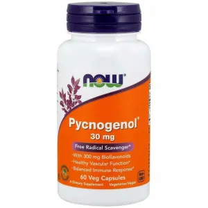 Pycnogenol 30 mg 60 caps by NOW
