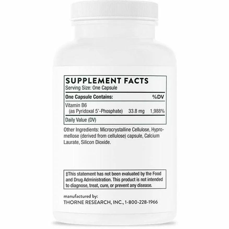 Pyridoxal 5' Phosphate 180 Capsules by Thorne Research