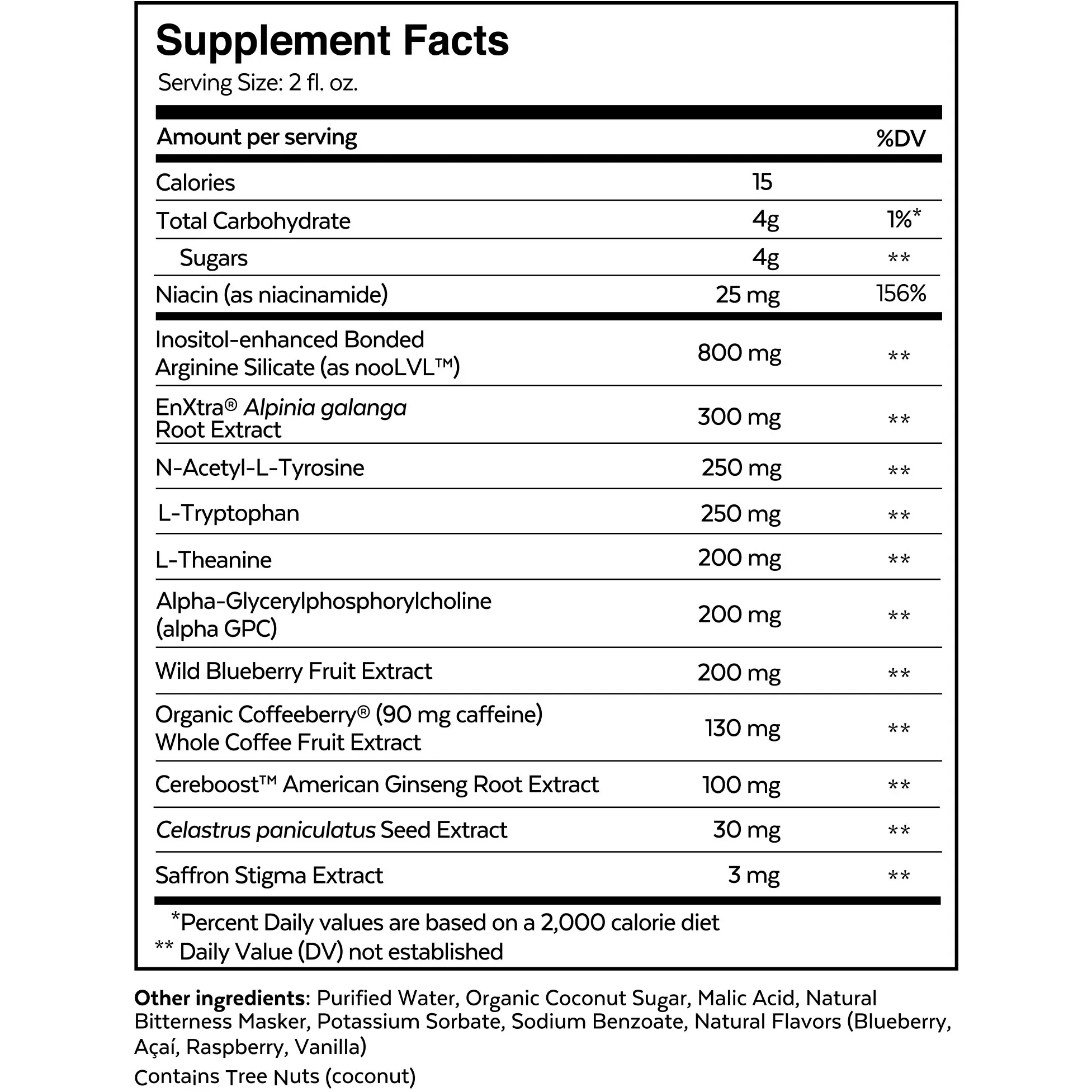 Qualia Nootropic Energy Shot 6 pack by Neurohacker