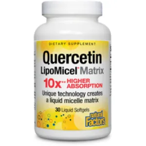 Quercetin LipoMicel Matrix 60 softgels by Natural Factors