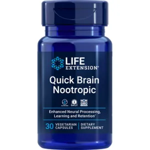 Quick Brain Nootropic 30 vcaps by Life Extension