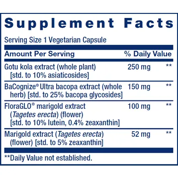 Quick Brain Nootropic 30 vcaps by Life Extension