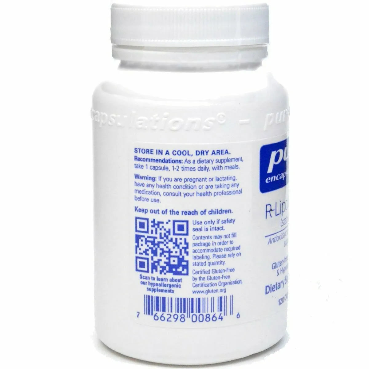 R-Lipoic Acid (stabilized) by Pure Encapsulations
