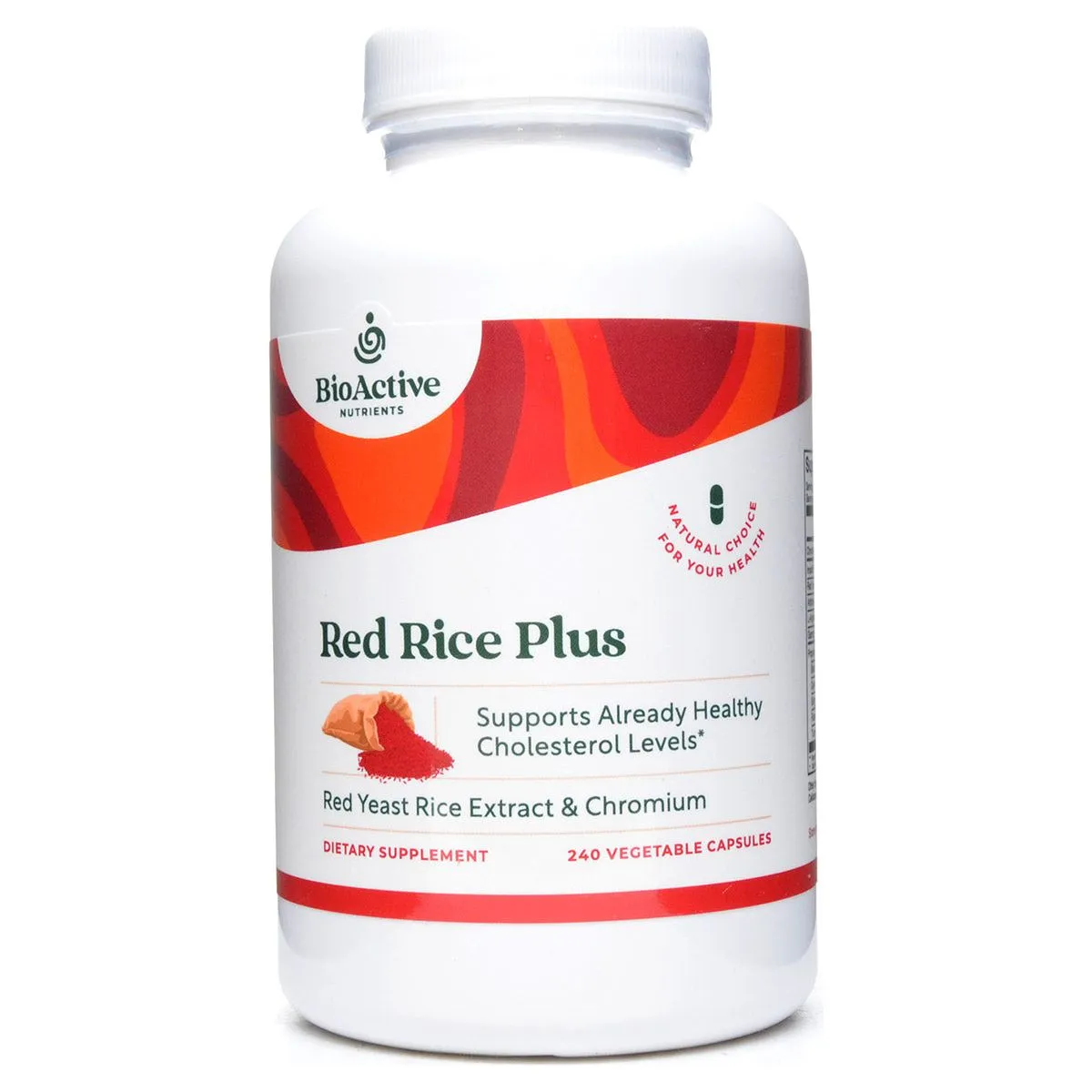 Red Rice Plus 240 veg caps by BioActive Nutrients