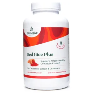 Red Rice Plus 240 veg caps by BioActive Nutrients