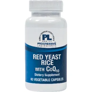 Red Yeast Rice with CoQ10 60 vcaps by Progressive Labs