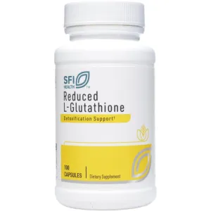 Reduced L-Glutathione 150 mg 100 vcaps by Klaire Labs/SFI Health