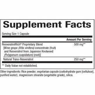 ResveratrolRich 60 caps by Natural Factors