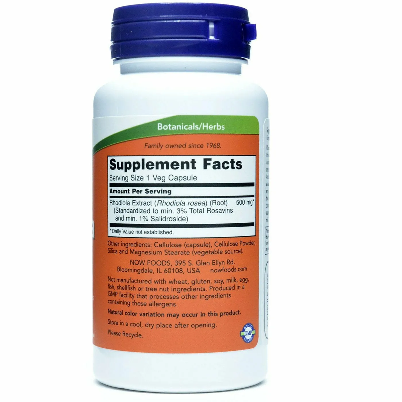 Rhodiola 500 mg 60 vcaps by NOW