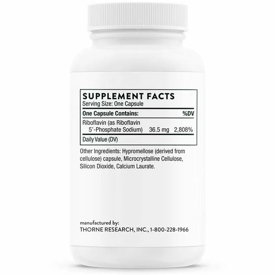 Riboflavin 5' Phosphate 60 Capsules by Thorne Research
