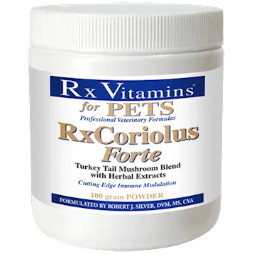 Rx Coriolus Forte 100 grams by Rx Vitamins (for Pets)