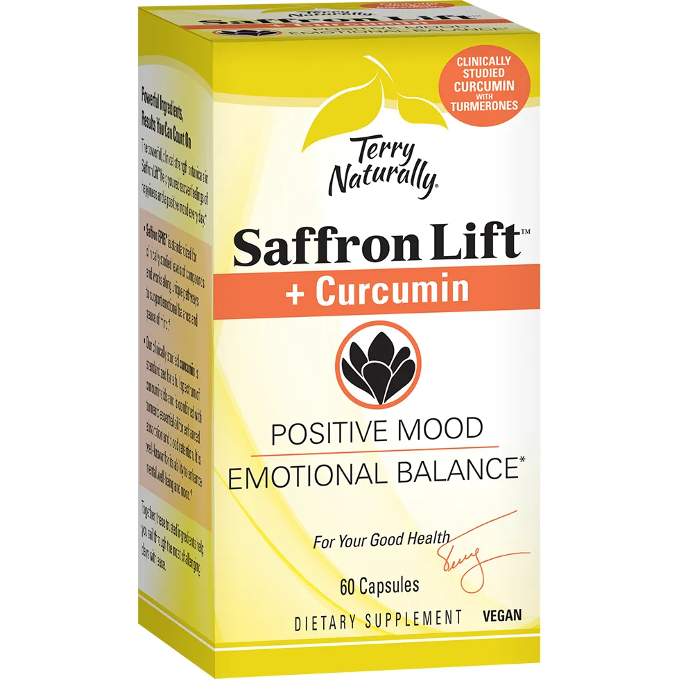 Saffron Lift   Curcumin 60 caps by Terry Naturally