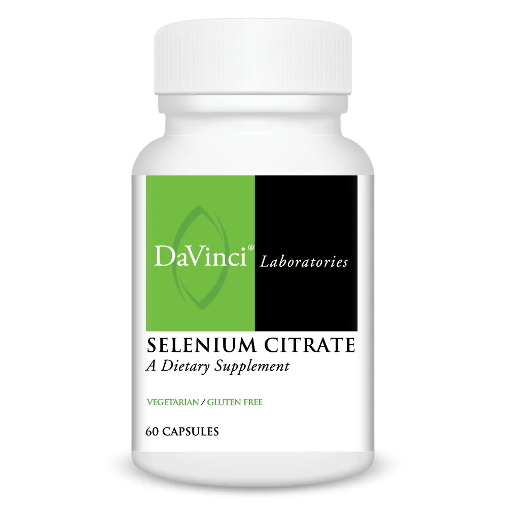 Selenium Citrate 60 caps by Davinci Labs