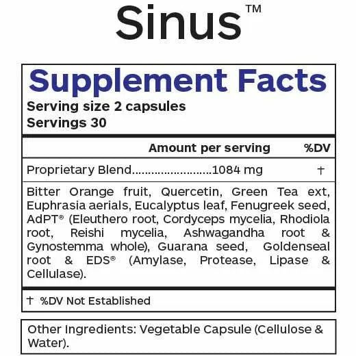 Sinus 60 caps by Professional Botanicals