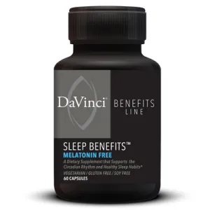 Sleep Benefits Melatonin Free 60 caps by DaVinci Labs