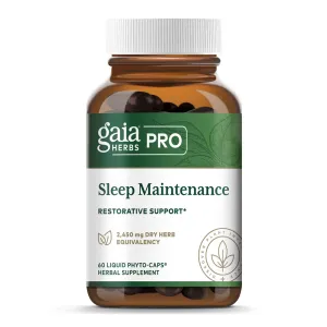Sleep Maintenance 60 Liquid Phyto-Caps by Gaia Herbs Pro