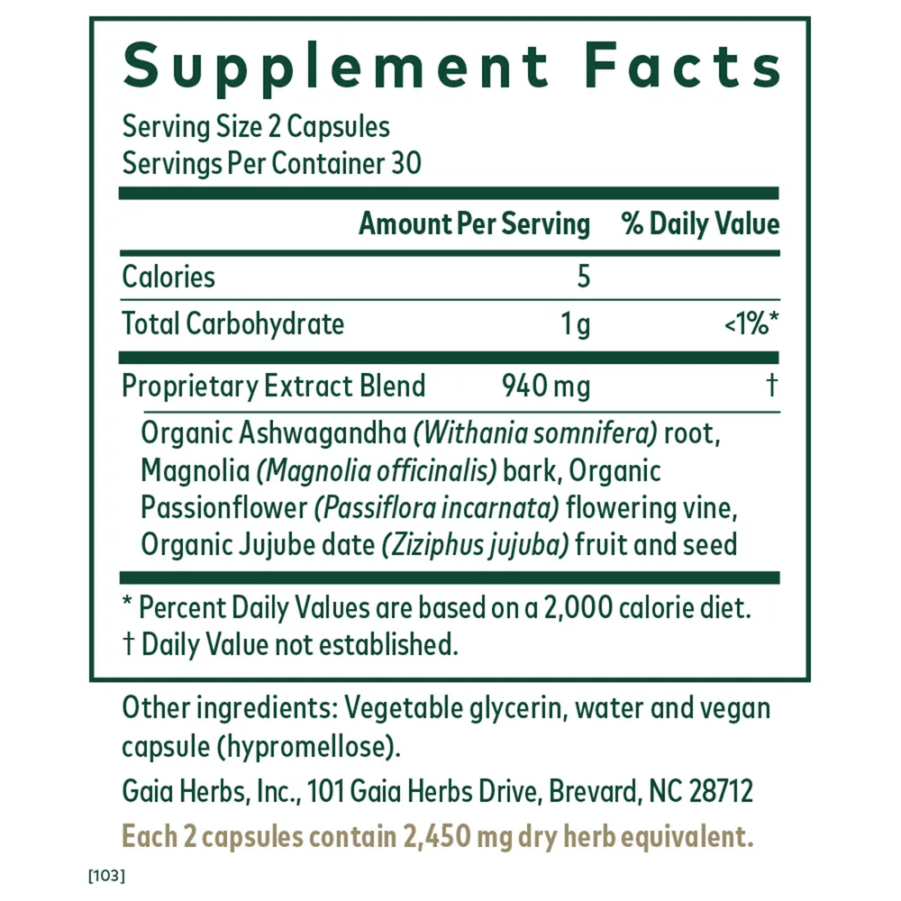 Sleep Maintenance 60 Liquid Phyto-Caps by Gaia Herbs Pro