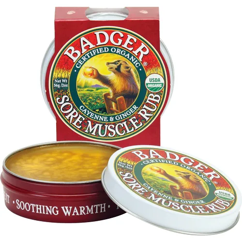 Sore Muscle Rub 2 oz By W.S. Badger Company