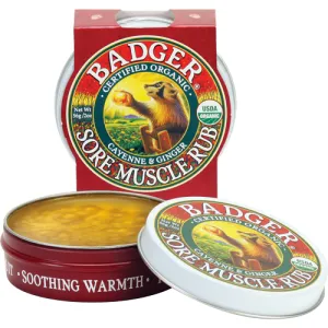 Sore Muscle Rub 2 oz By W.S. Badger Company