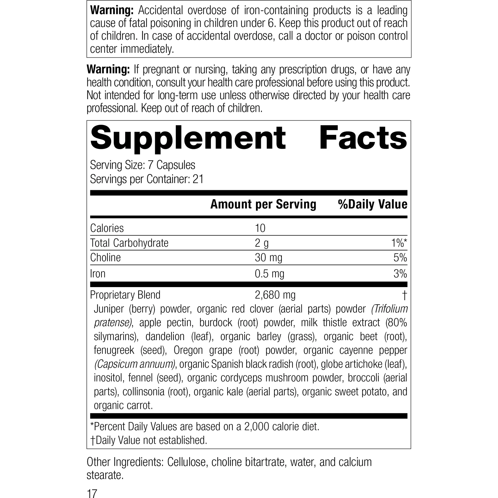 SP Cleanse. 150 Capsules