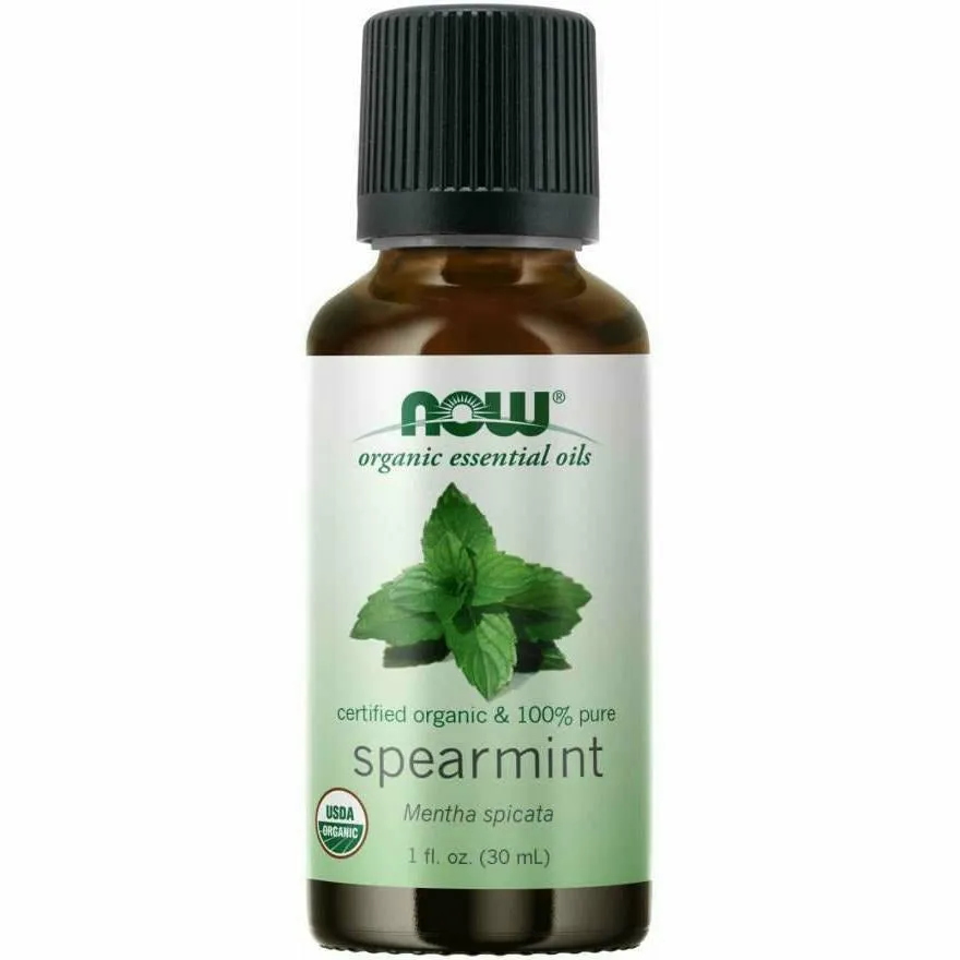 Spearmint Oil. Organic 1 oz By Now
