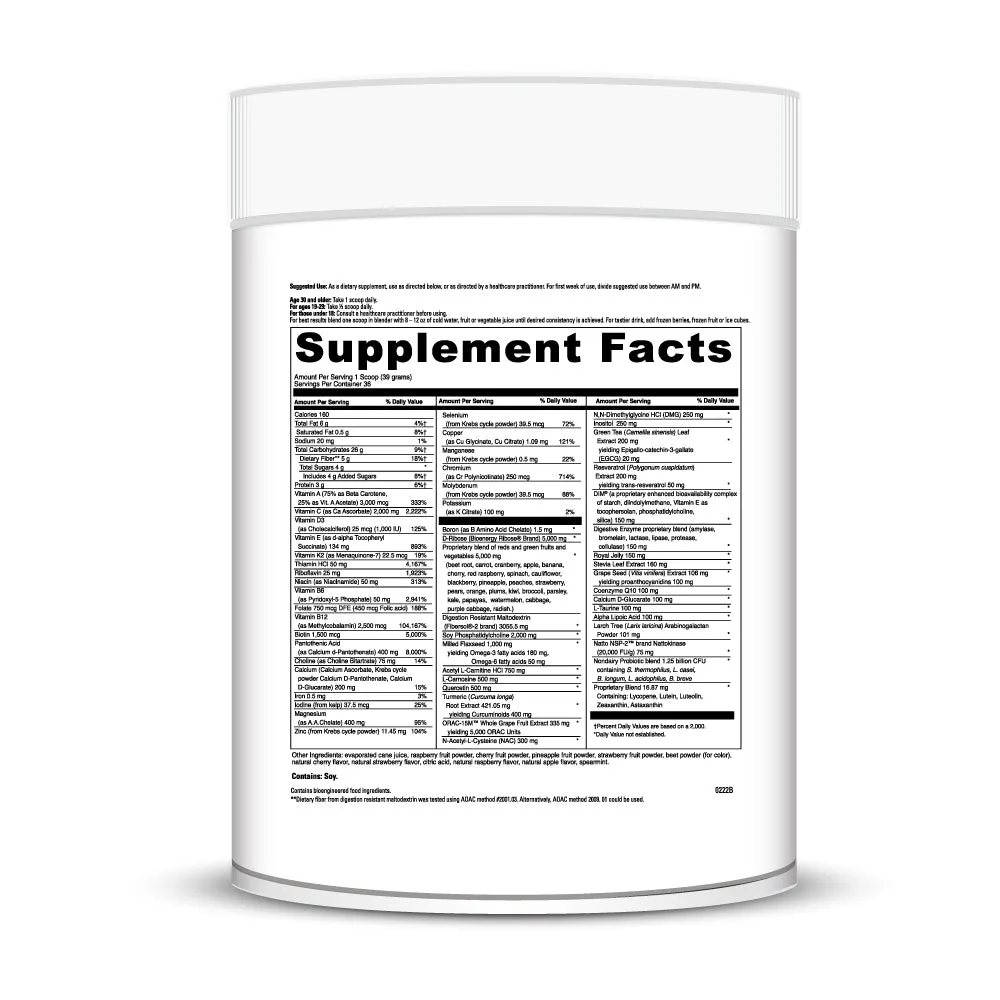 Spectra Infinite Nutrition 3.09 lbs by Davinci Labs