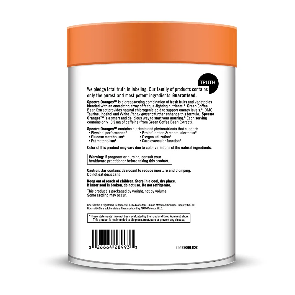 Spectra Oranges with CoQ10 10.58 oz. by Davinci Labs