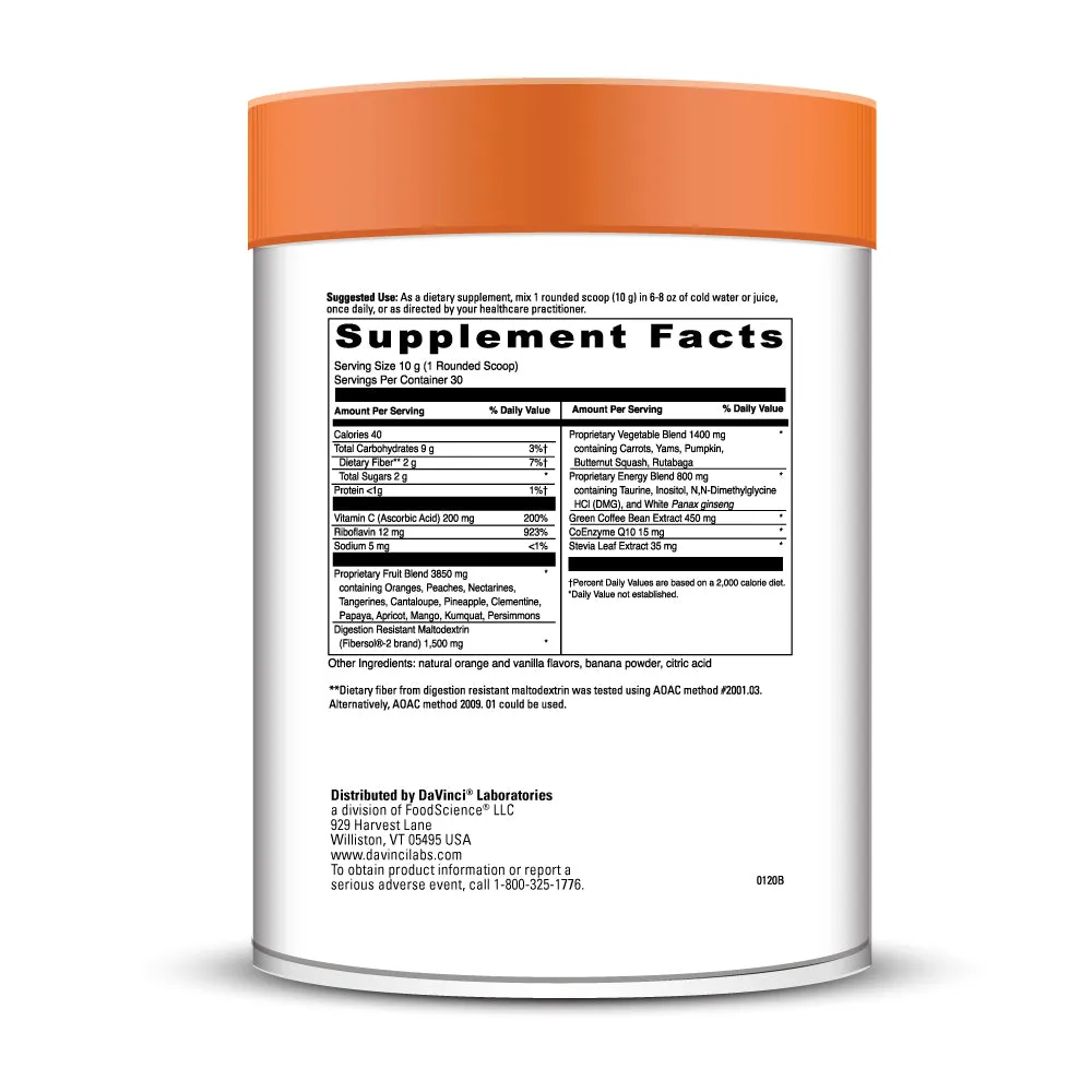 Spectra Oranges with CoQ10 10.58 oz. by Davinci Labs