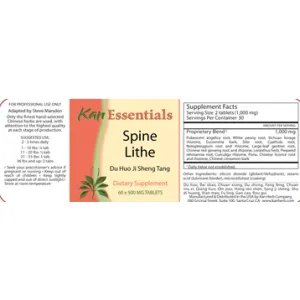 Spine Lithe Tablets by Kan Herbs