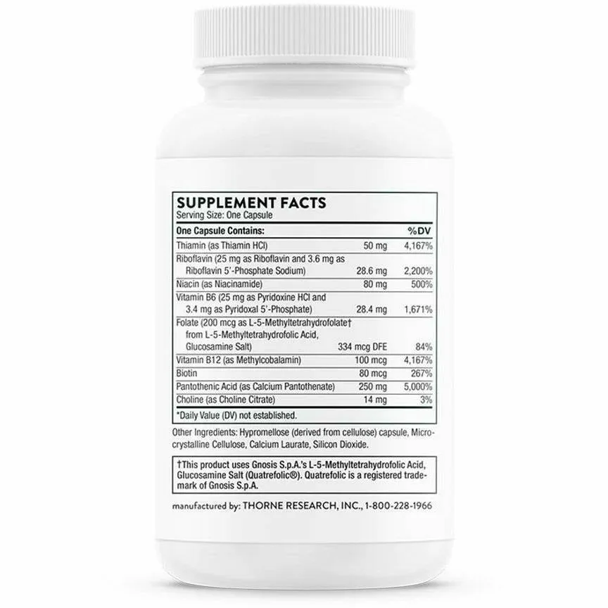 Stress B-Complex 60 Vegetarian Capsules by Thorne Research