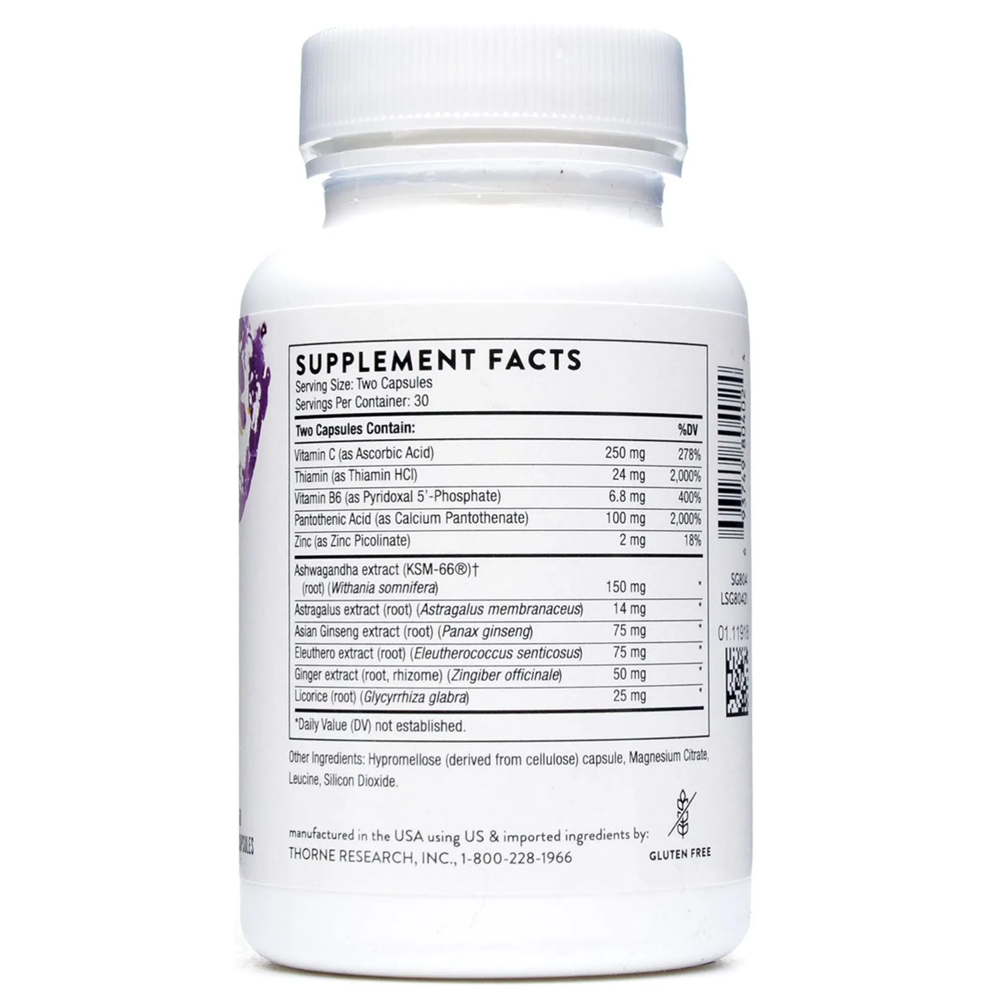 Stress Balance 60 Capsules by Thorne Research