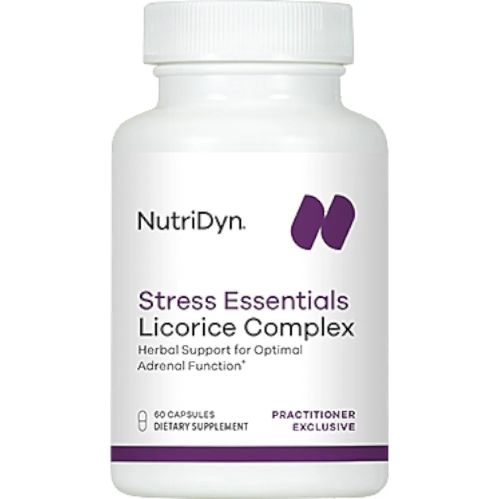 Stress Essentials Licorice Complex 60 Caps by Nutri-Dyn