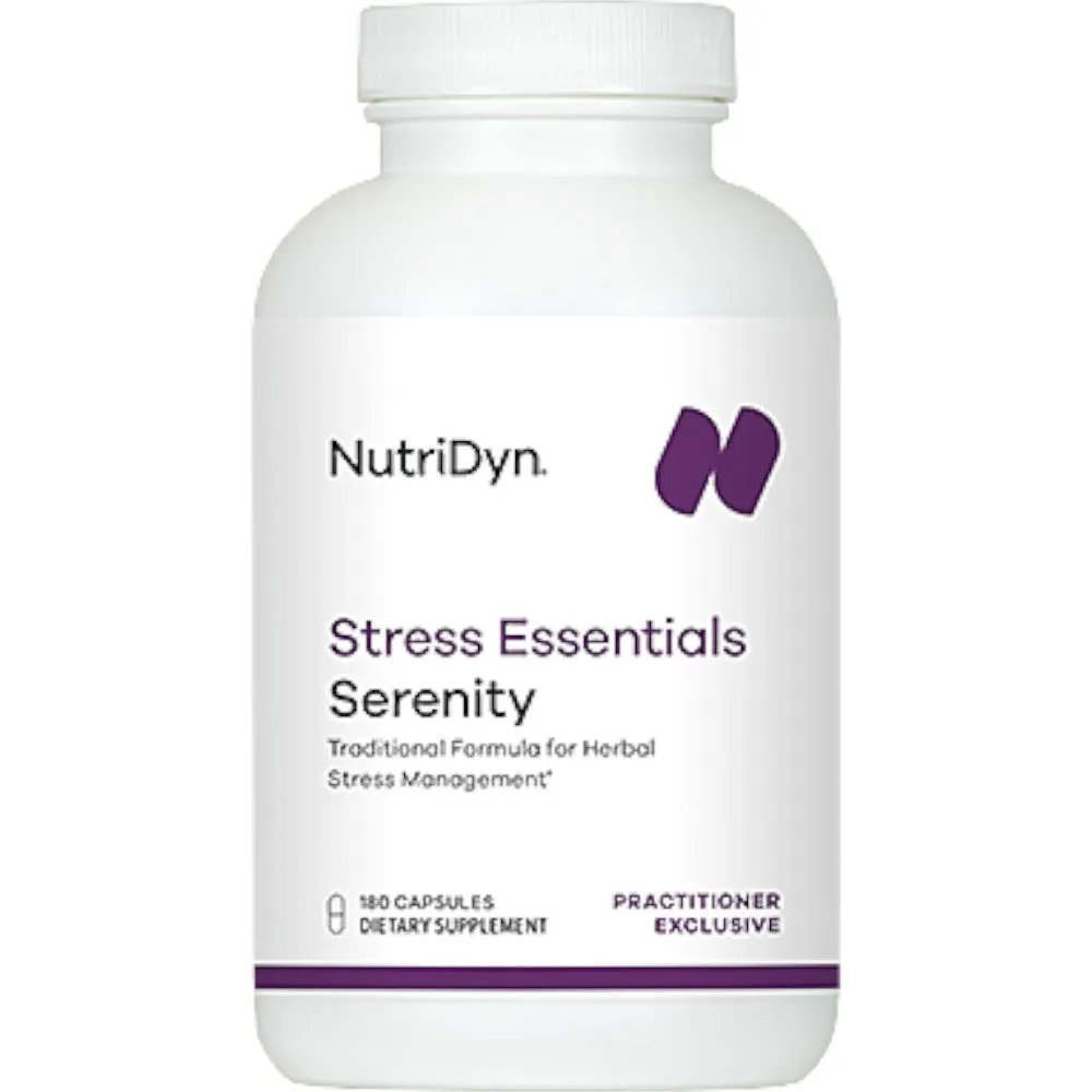 Stress Essentials Serenity 180 Caps by Nutri-Dyn