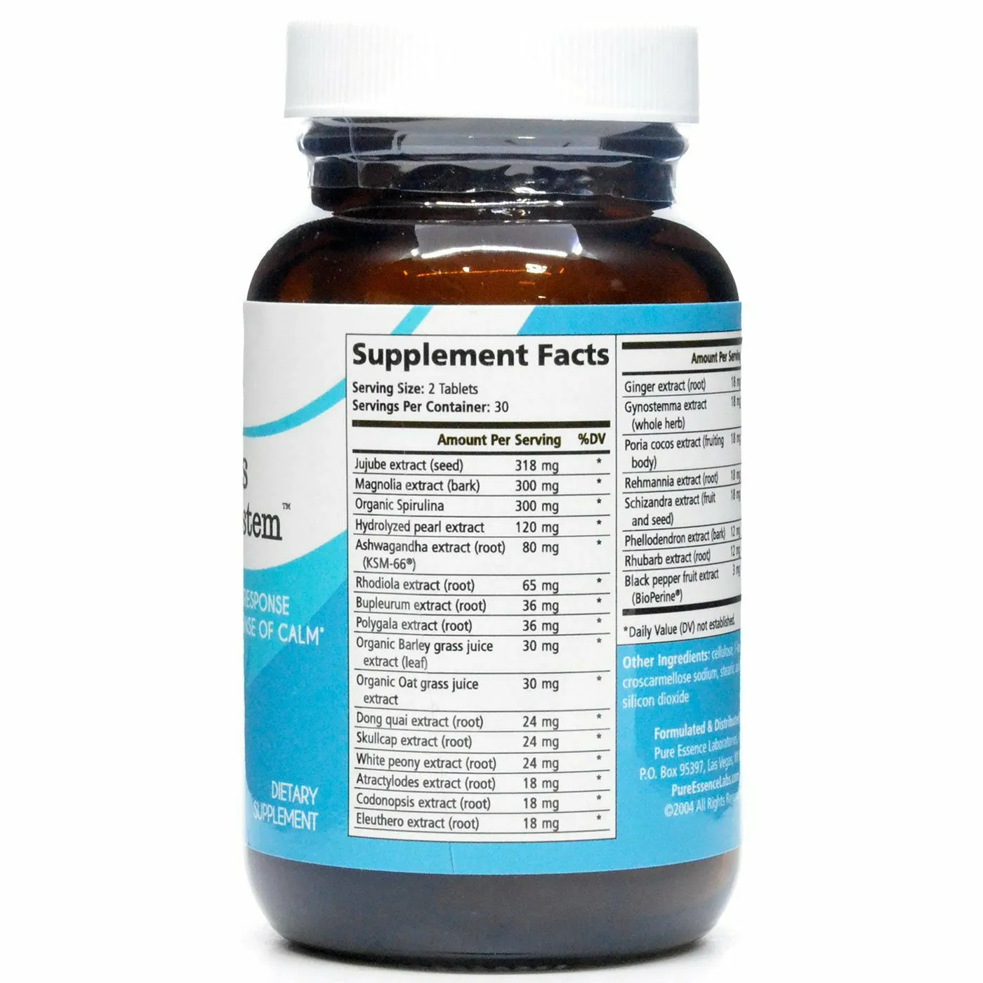 Stress Support System 60 tablets by Pure Essence