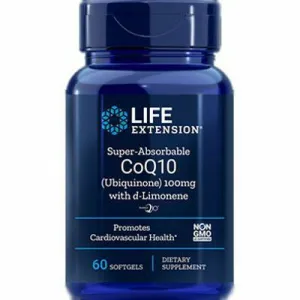 Super-Absorb CoQ10 d-Limonene 60 sftgls by Life Extension