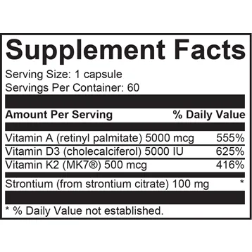 Super K2 Plus 60 caps by Nutritional Frontiers
