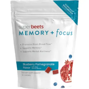 SuperBeets Memory   Focus 30 soft chews by HumanN
