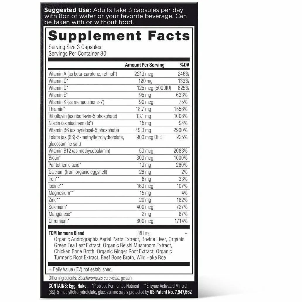 TCM Immune Support Multi 90 caps By Ancient Nutrition