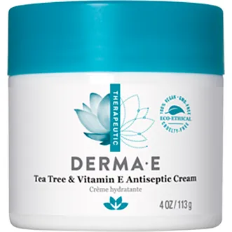 Tea Tree & Vitamin E Relief Cream 4 oz by Derma E Natural Bodycare