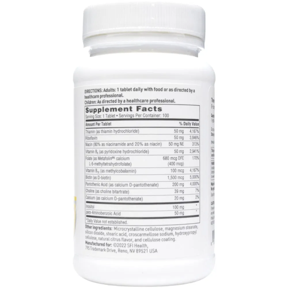 Thera-B 100 tabs by Klaire Labs/SFI Health