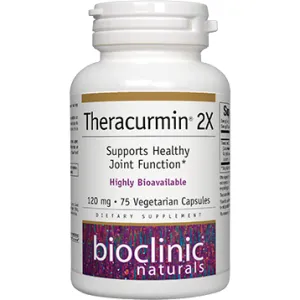 Theracurmin 2X 75 vegcaps By Bioclinic Naturals