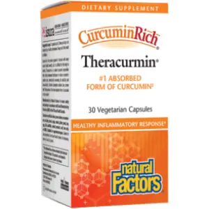 Theracurmin 60 vegcaps By Natural Factors