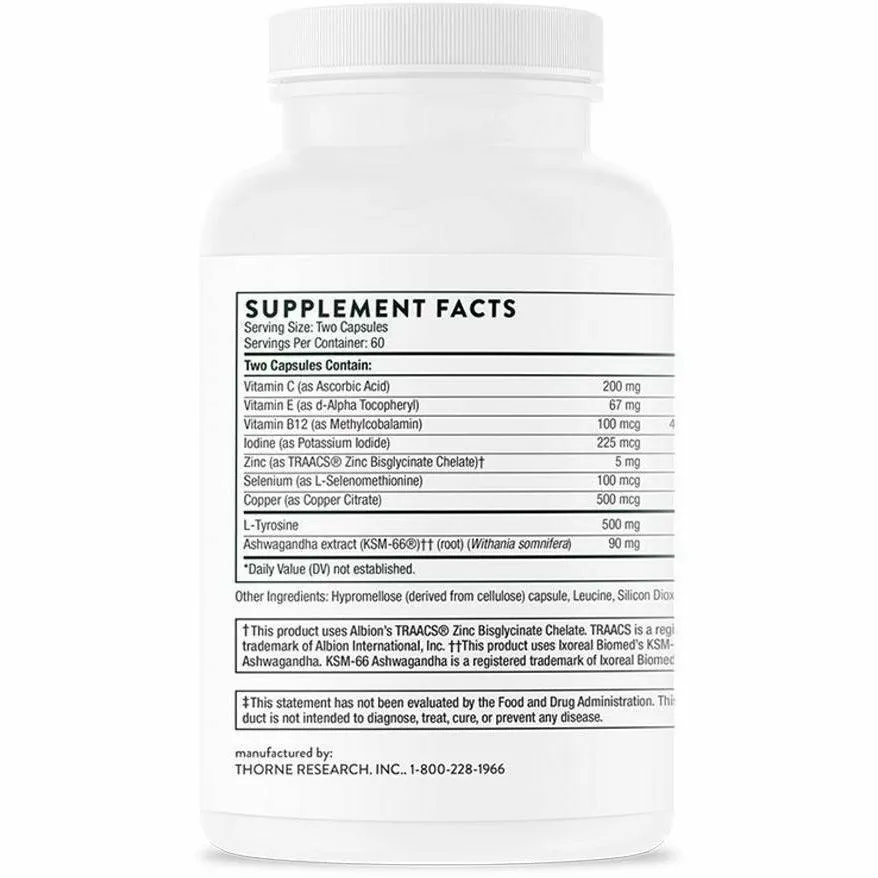 Thyrocsin 120 vegcaps by Thorne Research