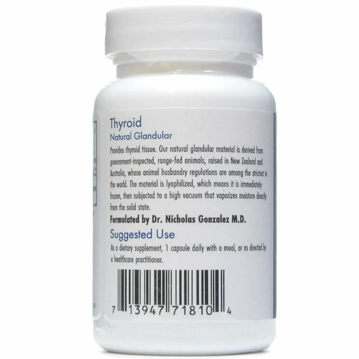 Thyroid Natural Glandular 100 vcaps by Allergy Research Group