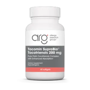 Tocomin SupraBio Tocot 200mg 60 gels by Allergy Research Group